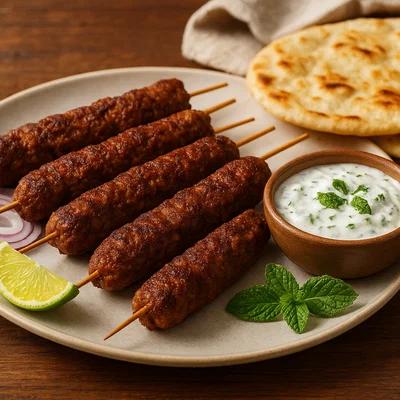 Kakori Kebab – zarte Hackfleischspieße aus Kakori