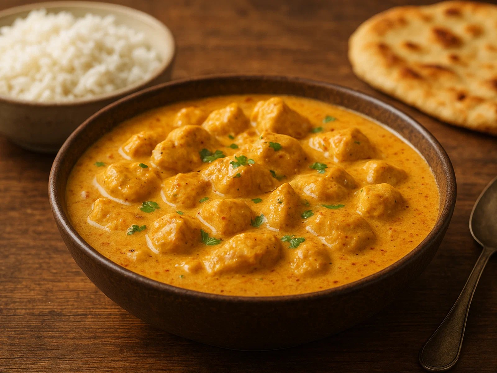 Chicken Korma – Hähnchen in milder Joghurt-Nuss-Soße