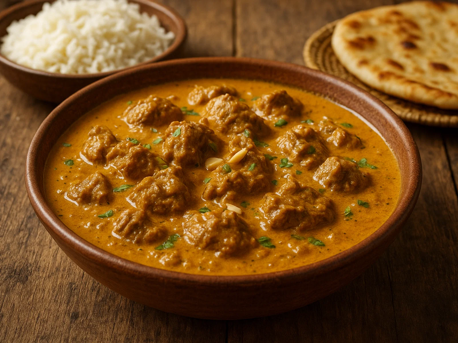 Mutton Korma – Lamm in reichhaltiger Korma-Soße