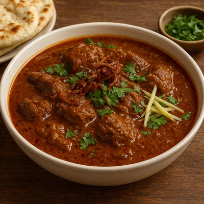 Nihari – langsam geschmorter Rind- oder Lammeintopf