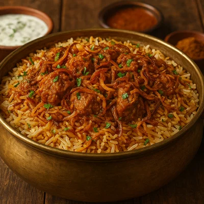 Awadhi Biryani (Lucknower Dum-Garung Biryani)