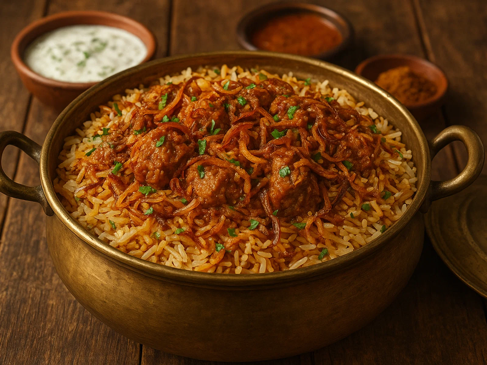 Awadhi Biryani (Lucknower Dum-Garung Biryani)