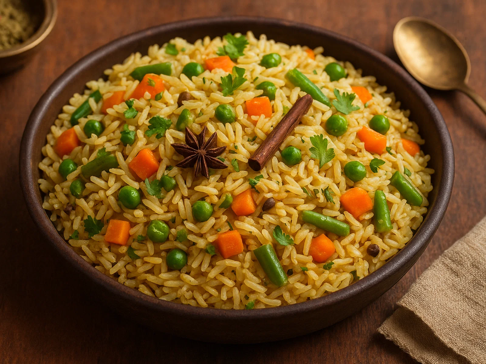 Gemüse-Pulao – aromatischer indischer Gewürzreis