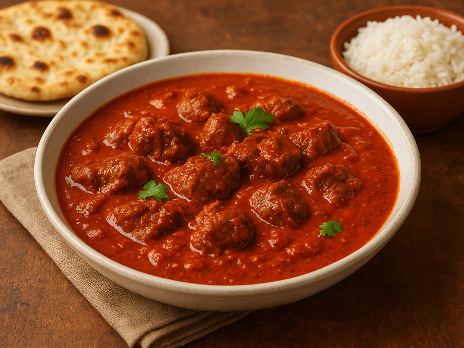 Rogan Josh – Aromatisches Lammcurry in roter Soße