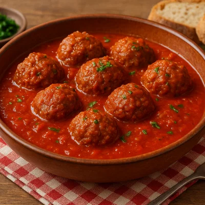 Rista – Hackfleischbällchen in aromatischer roter Tomatensoße