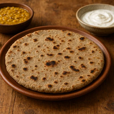 Bajre ki Roti (Indisches Perlhirse-Fladenbrot)