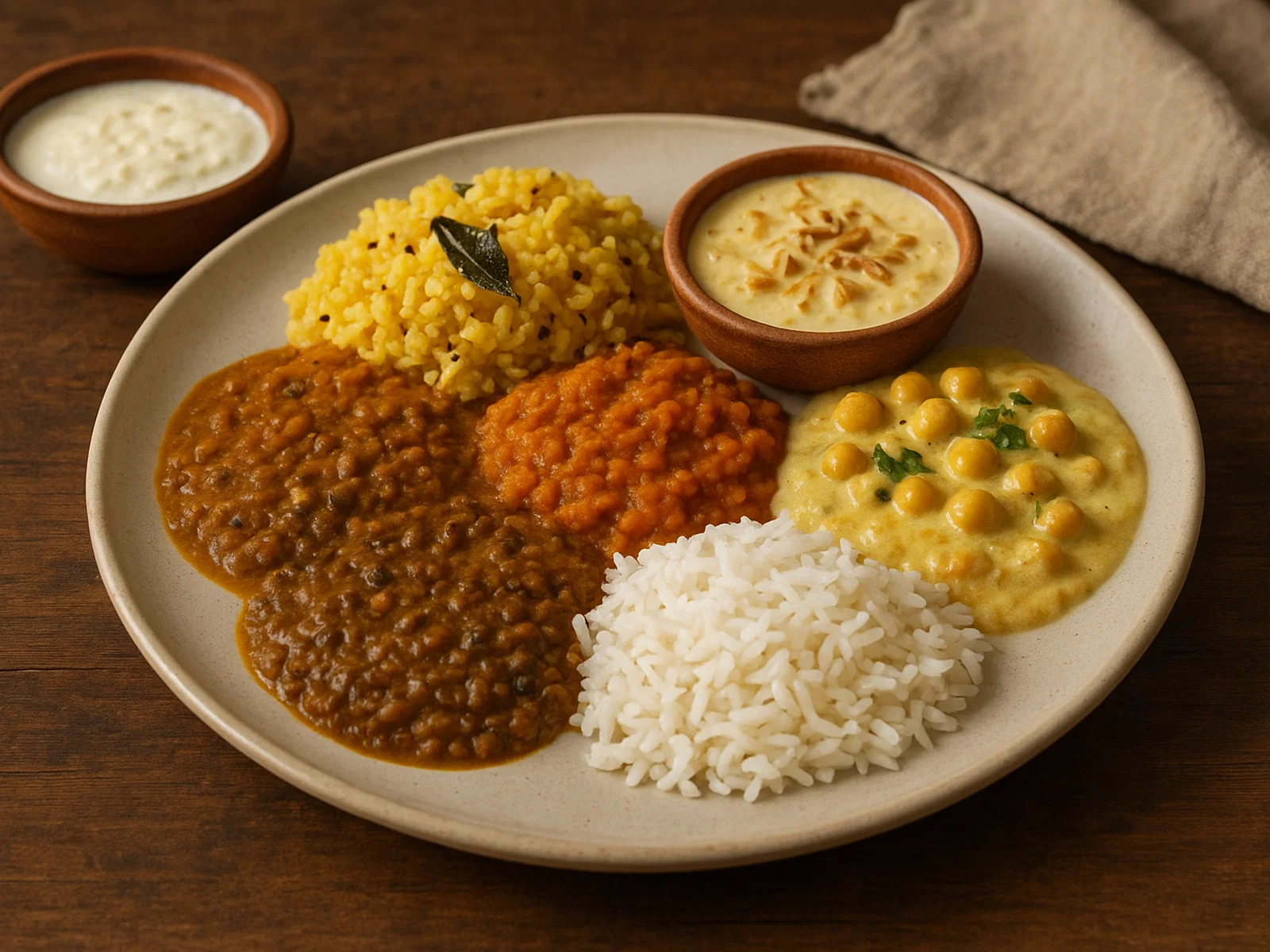 Dham – Festliches Reis-Linsen-Menü aus Himachal (vereinfachtes Heimrezept)