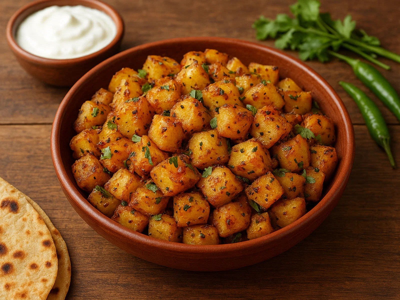 Aloo ke Gutke – würzig gebratene Kartoffeln aus Uttarakhand