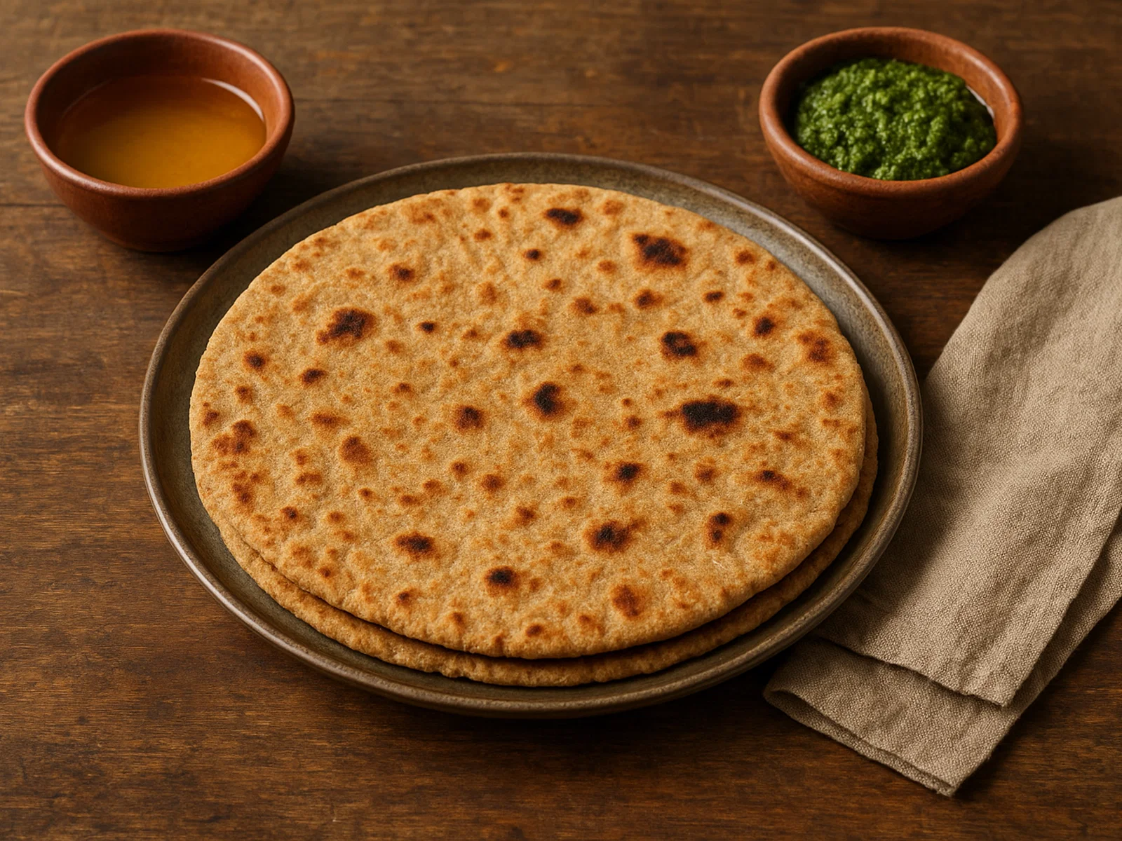 Bhakri – Knuspriges Vollkorn-Fladenbrot
