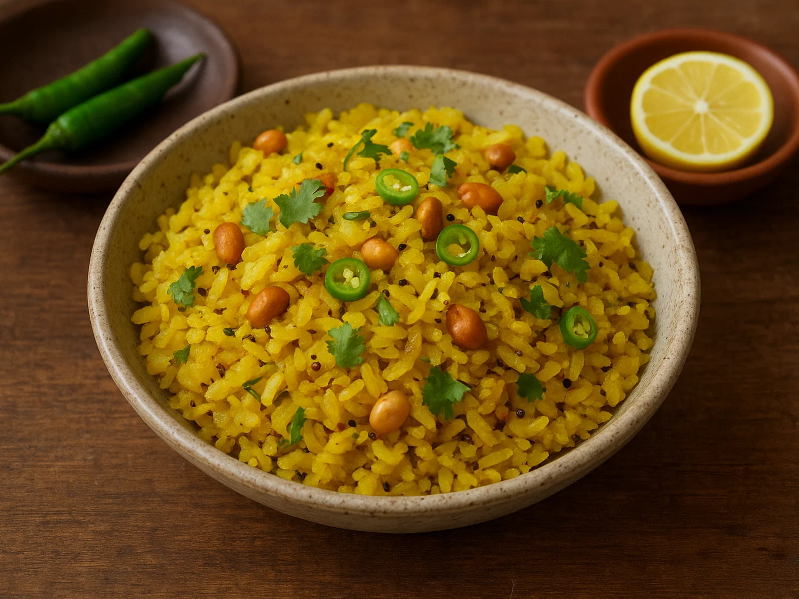 Poha – gewürzte Reisflocken nach indischer Art