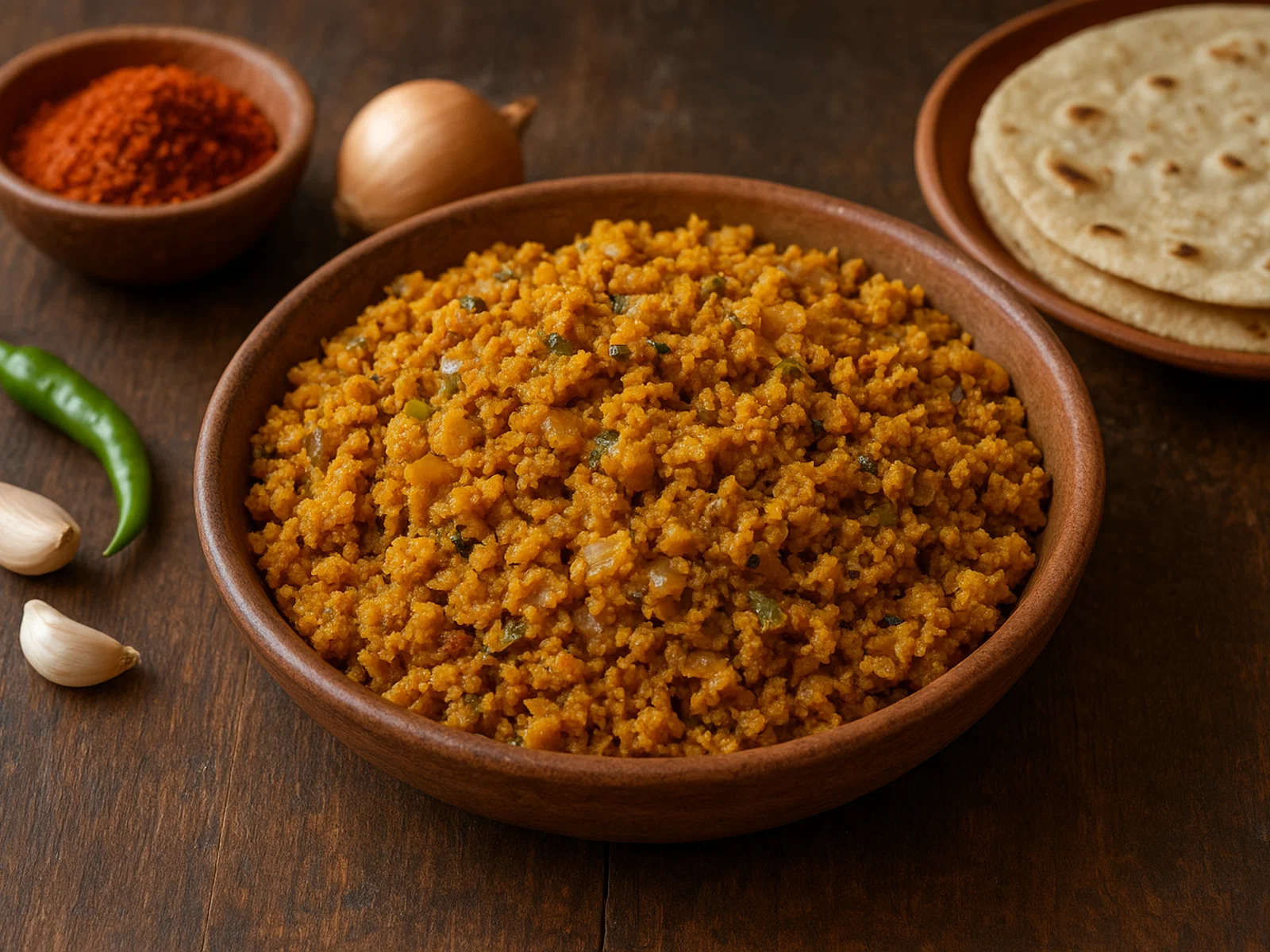 Zunka – würzige Kichererbsenmehl-Pfanne