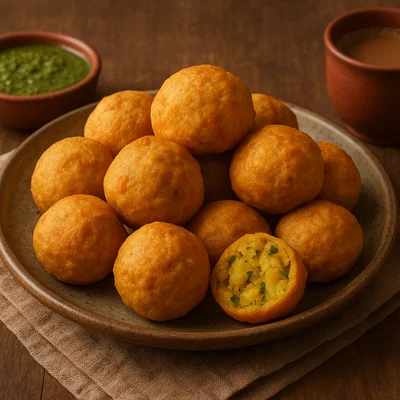 Batata Vada – Indische frittierte Kartoffelbällchen