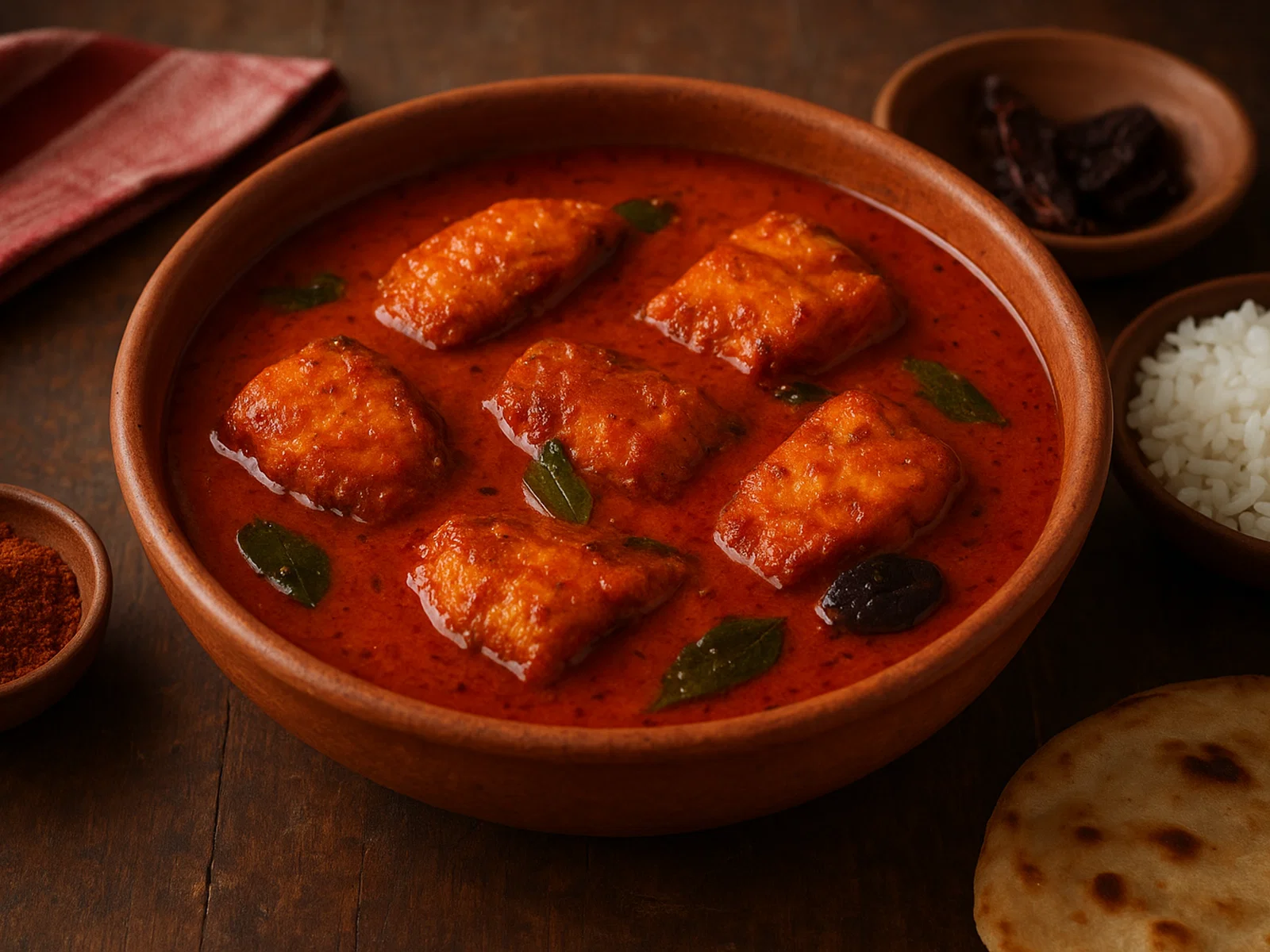 Malvani Fish Curry mit Kokos und Kokum