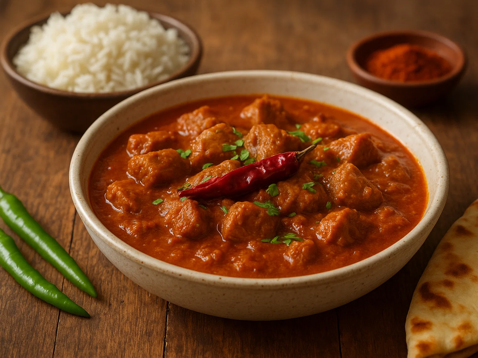 Pork Vindaloo – scharf-saures Schweinecurry mit Essig