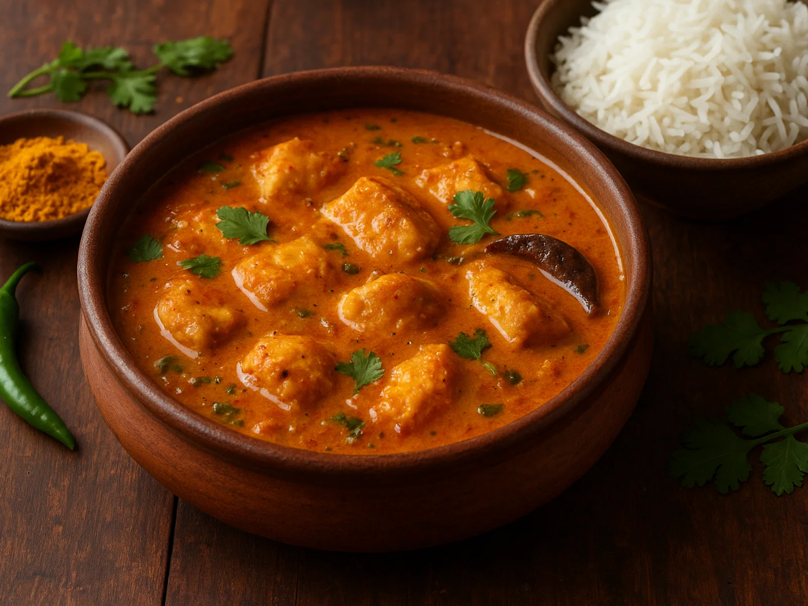 Goanes Fischcurry mit Kokosmilch und Tamarinde