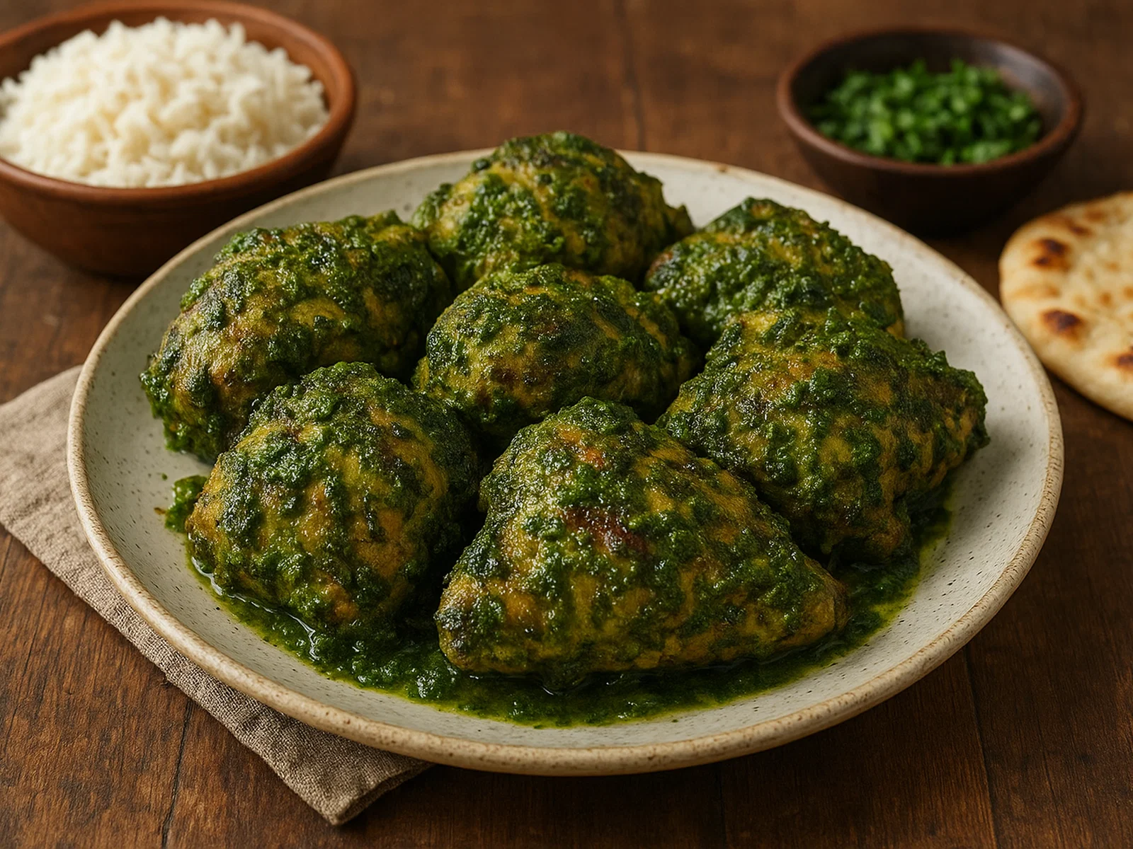 Chicken Cafreal – Hähnchen in grüner Koriander-Chili-Marinade