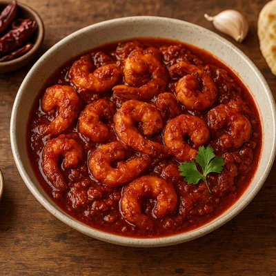 Prawn Balchao – Garnelen in scharf-saurer Chilipaste