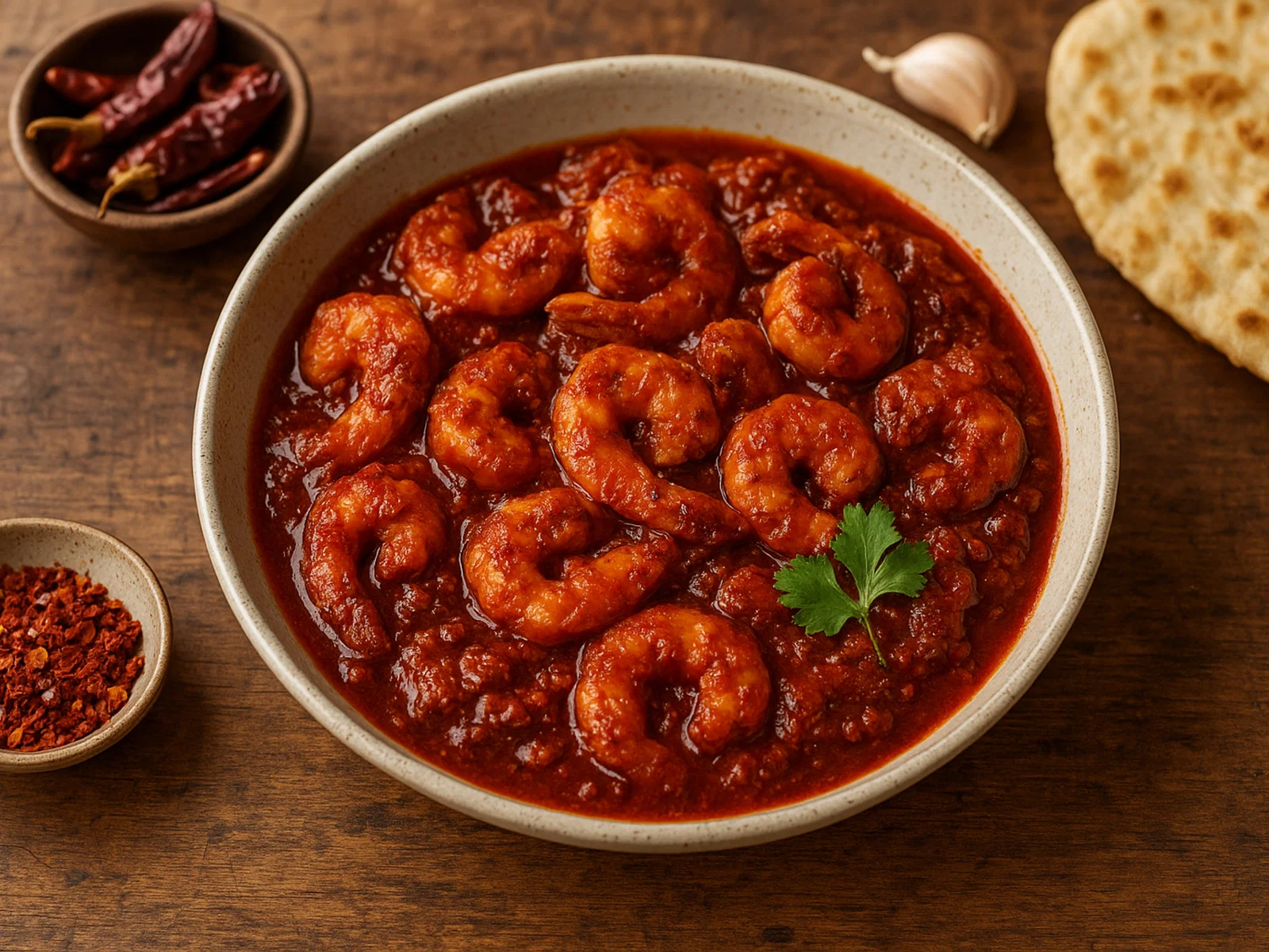 Prawn Balchao – Garnelen in scharf-saurer Chilipaste