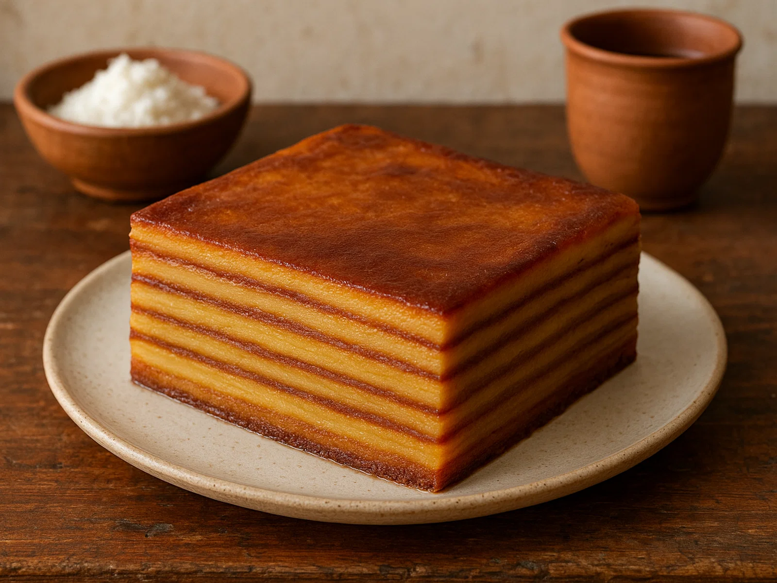 Bebinca – vielschichtiger Kokos-Eier-Kuchen aus Goa