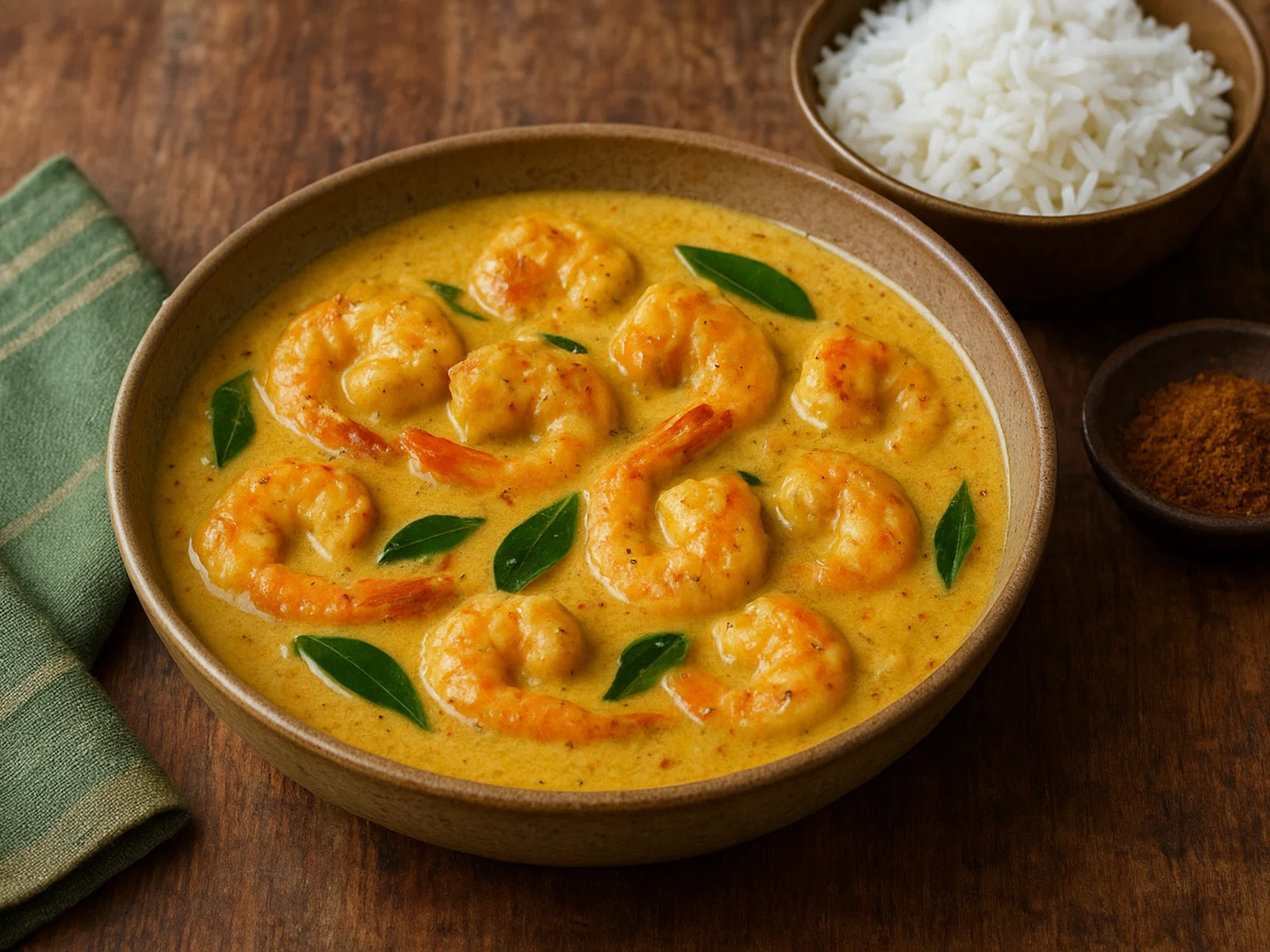 Chingri Malai Curry – Garnelen in cremiger Kokossoße