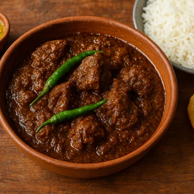 Kosha Mangsho – langsam geschmortes Lammcurry