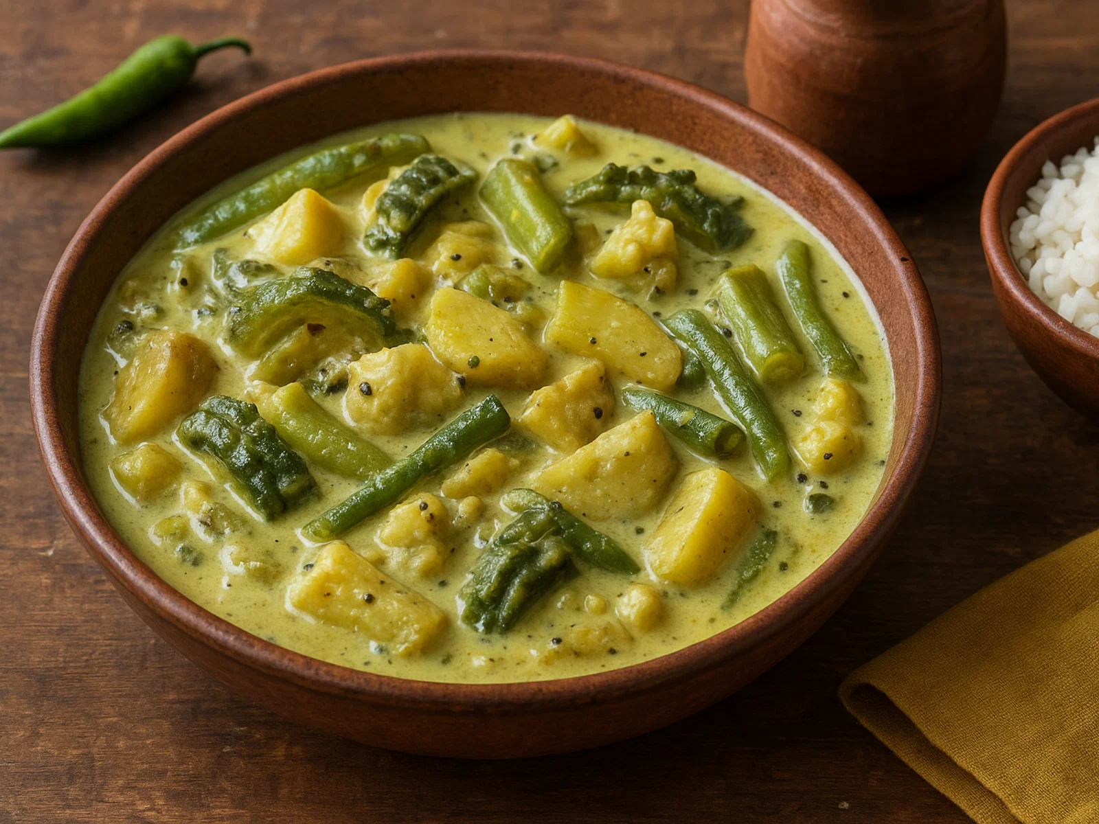 Shukto – Bengali-Mischgemüse mit feiner Bitternote