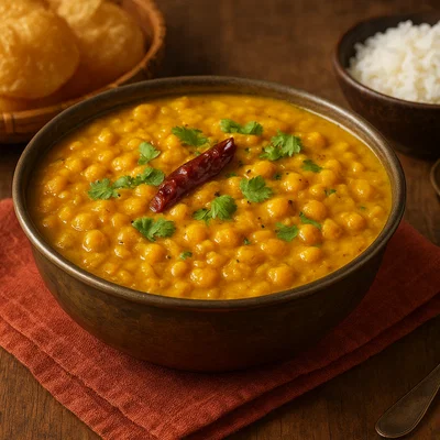 Cholar Dal – Bengalisches Kichererbsen-Dal mit Kokos