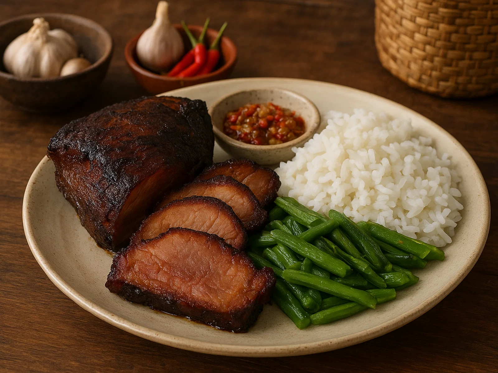 Vawksa Rep – Geräuchertes Schweinefleisch nach Mizo-Art