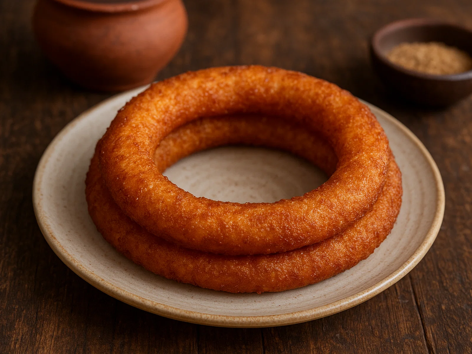 Sel Roti – ringförmiges frittiertes Reisbrot aus Nepal