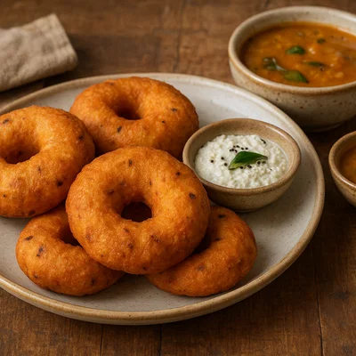Medu Vada – Frittierte herzhafte Linsenringe