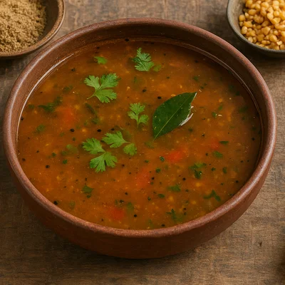 Rasam – dünne würzig-saure Tamarindensuppe