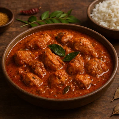 Chettinad Chicken – würziges Hähnchencurry