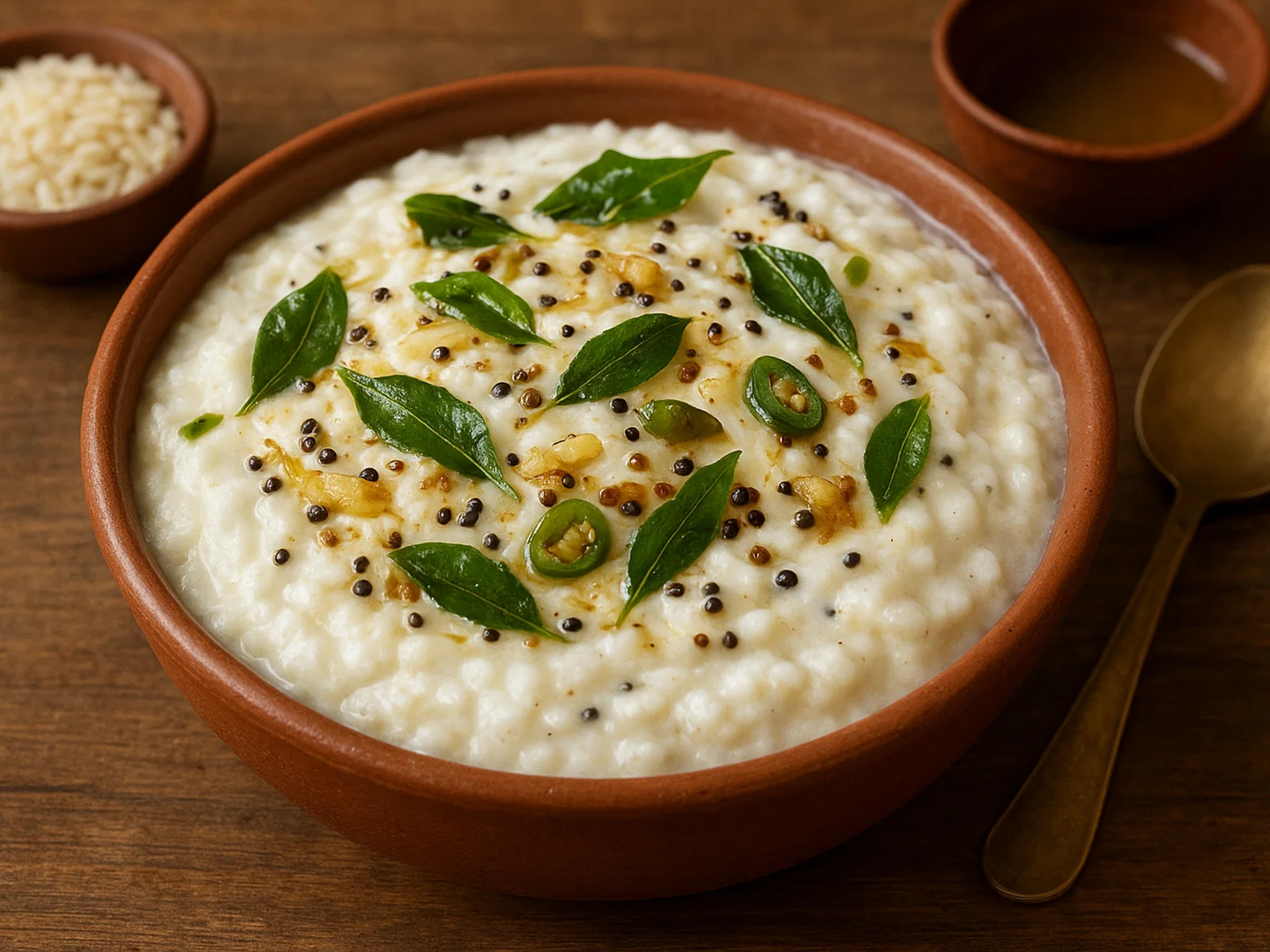 Indischer Curd Rice (Reis mit Joghurt und mildem Tempering)