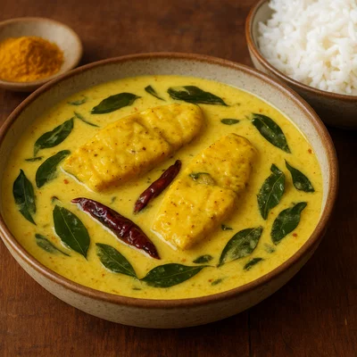Meen Moilee – mildes Fischcurry in Kokosmilch