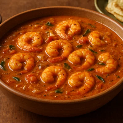 Chemmeen Curry – Garnelencurry mit Kokos