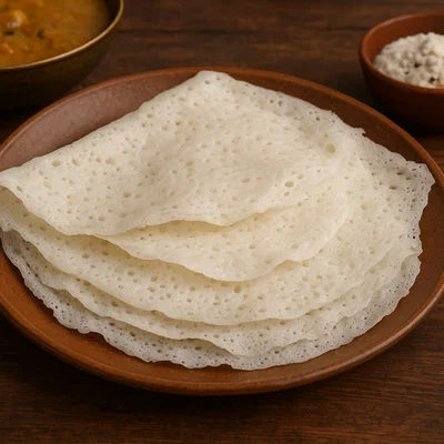 Neer Dosa – dünne, weiche Reispfannkuchen
