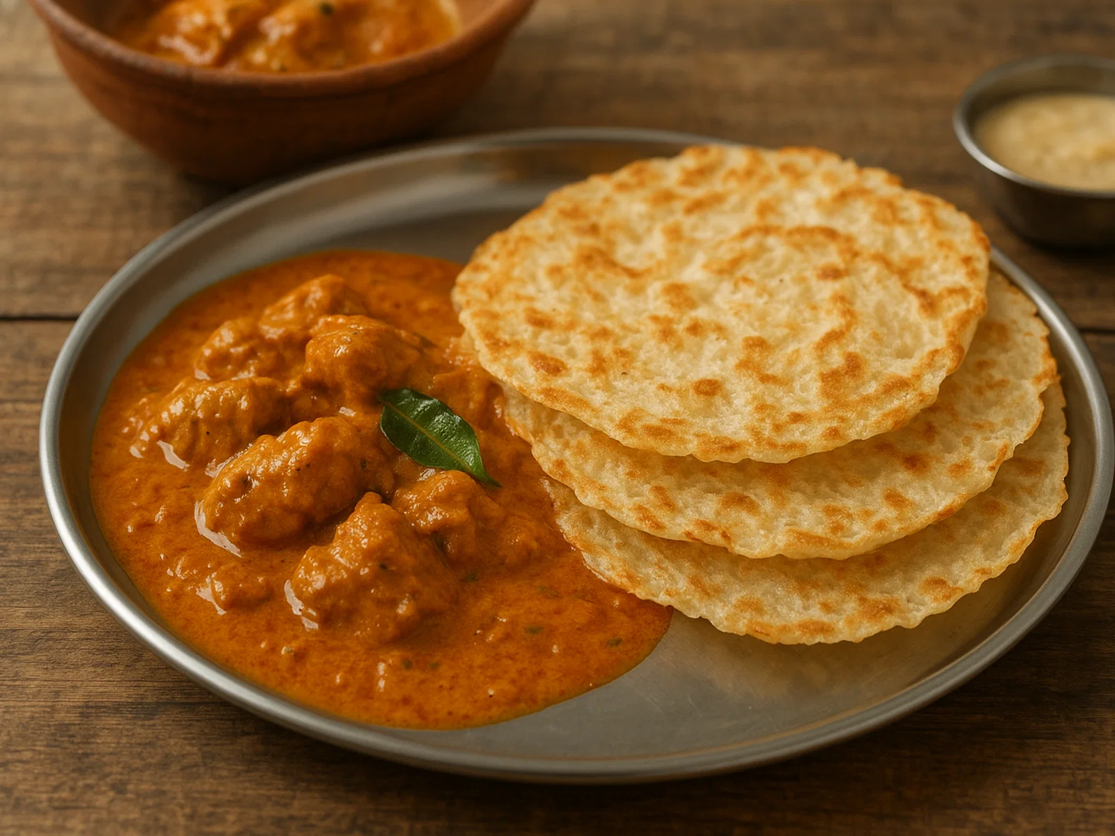 Kori Rotti – Mangalorean Hähnchencurry mit knusprigen Reisfladen