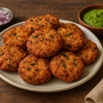 Maddur Vada – knusprige herzhafte Reismehl-Krapfen
