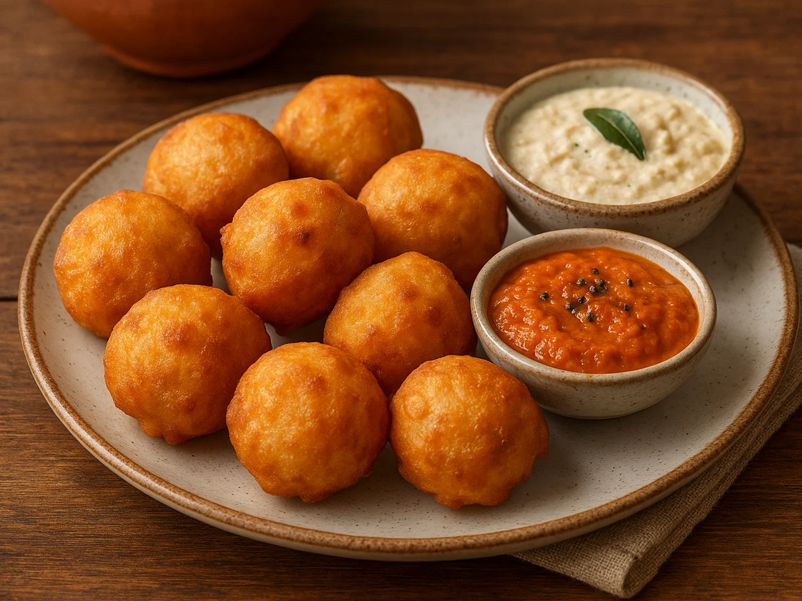 Punugulu – Frittierte Dosa-Teigbällchen