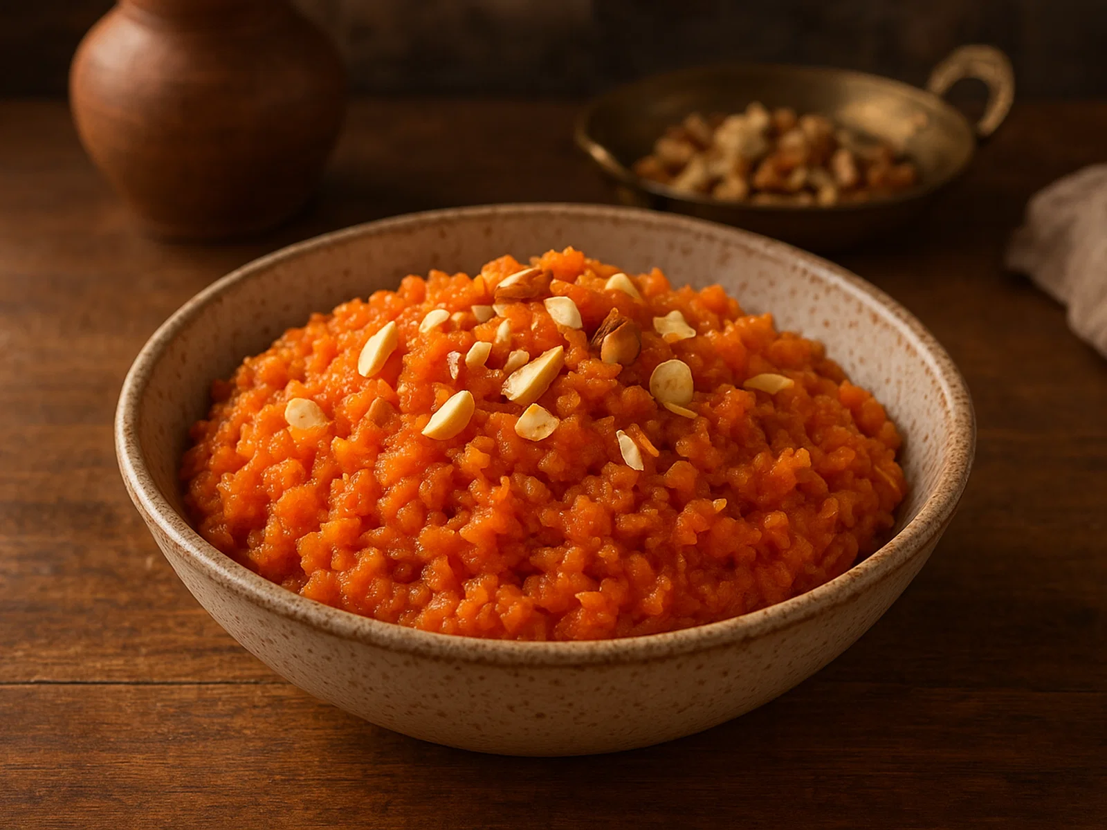 Gajar ka Halwa (indischer Karottenpudding)