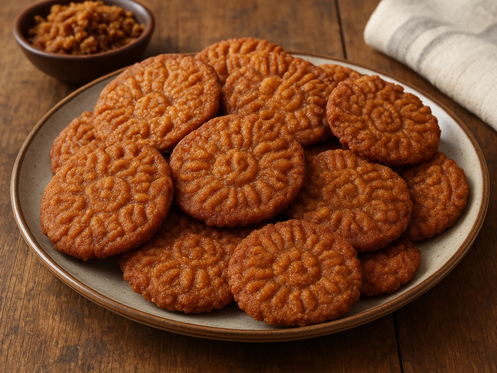 Thekua – Festliches frittiertes Weizengebäck (Prasad)