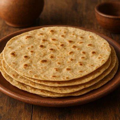 Chapati – dünnes Vollkorn-Fladenbrot vom Blech