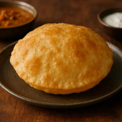 Puri – Frittiertes aufgeblähtes Fladenbrot