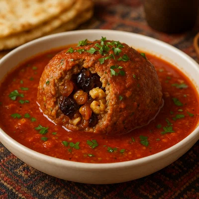 Kufteh Tabrizi – große gefüllte Fleischbällchen aus Täbris