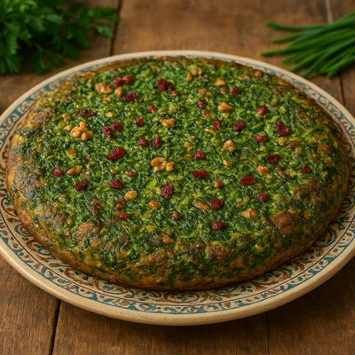 Kuku Sabzi – Persischer Kräuter-Eierkuchen
