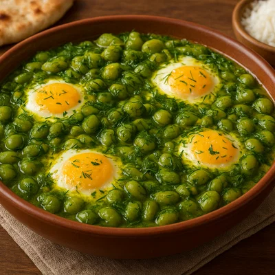 Baghali Ghatogh – Saubohnen mit Dill und Ei