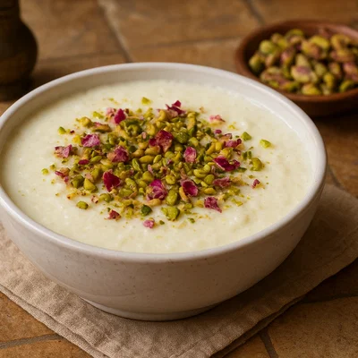 Yakh dar Behesht – Persischer Stärke-Milch-Pudding