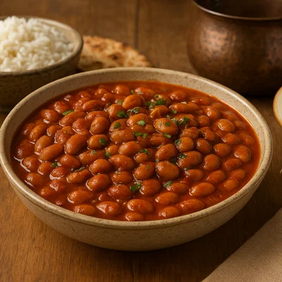 Loobia Chiti – Persische Pintobohnen in Tomatensauce