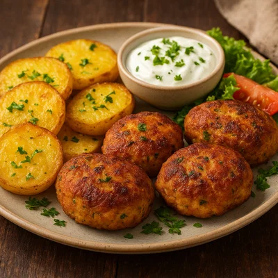Kotlet-e Morgh – Persische Hähnchen-Frikadellen