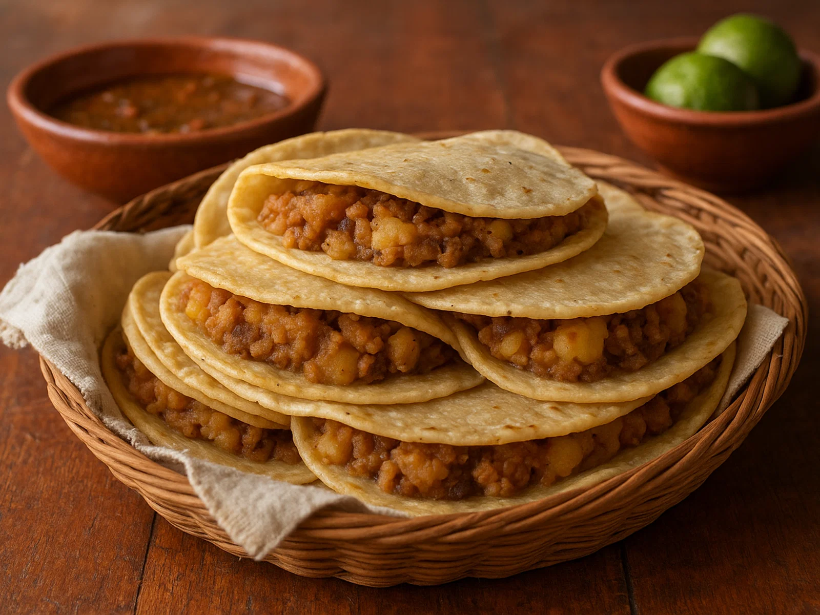Tacos de Canasta – gedämpfte Korbtacos